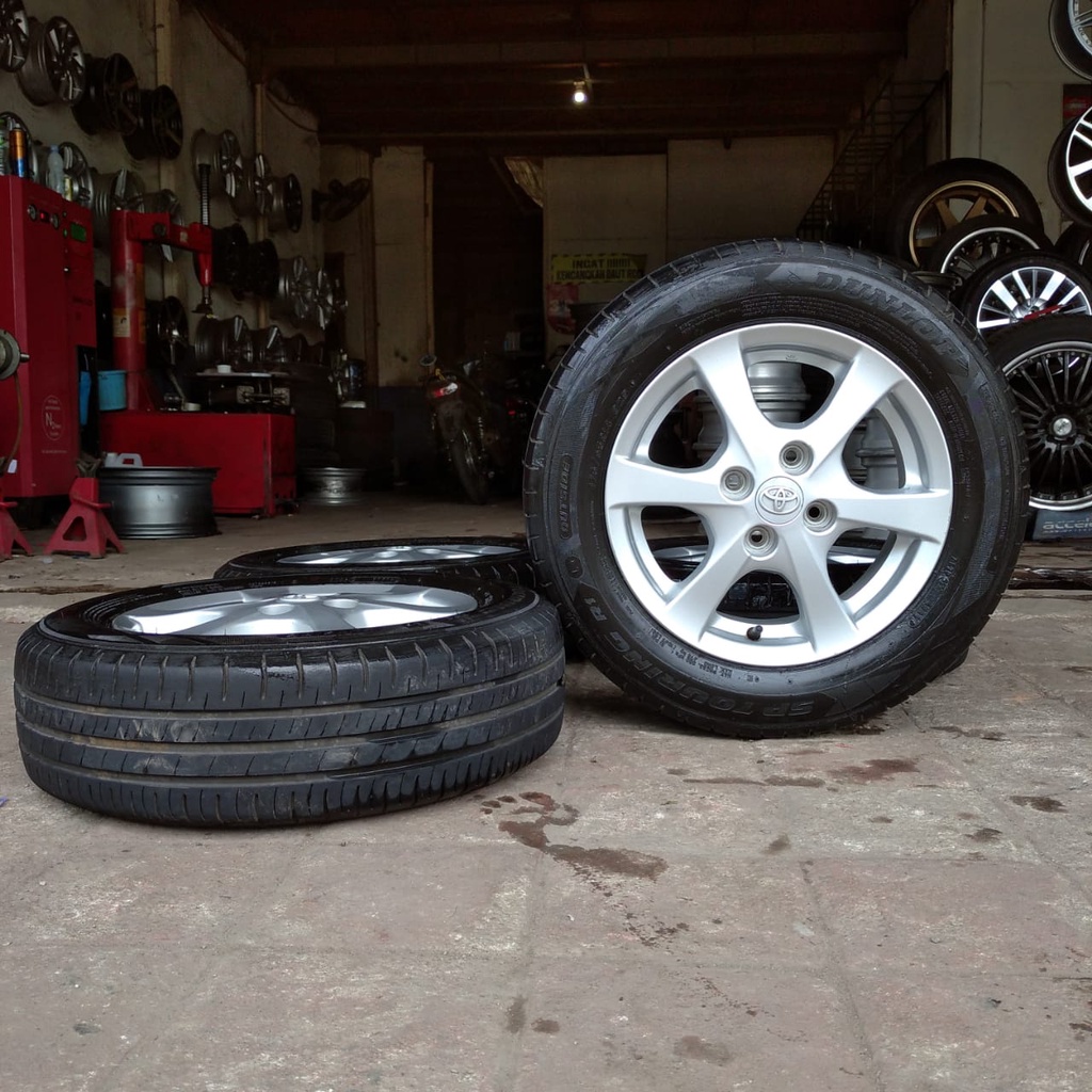 VELG BEKAS ORIGINAL COPOTAN MOBIL AGYA RING 14