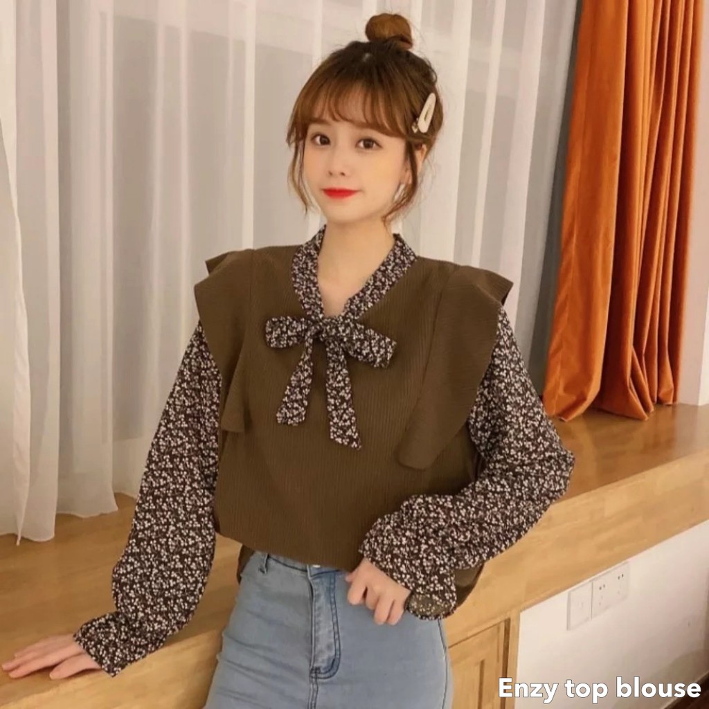 Enzy top blouse - Thejanclothes