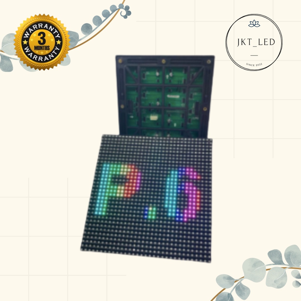 Panel Modul LED Running Text Full Color P.6