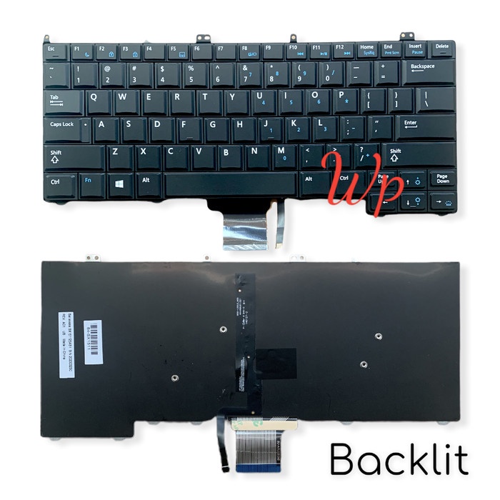 keyboard laptop dell latitude e7240 e7420 e720d e7440 backlight backli
