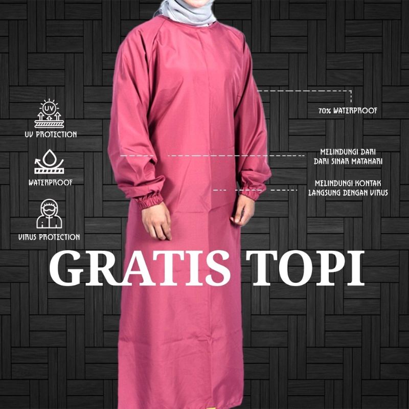 Surgical Gown Waterproof bisa di cuci