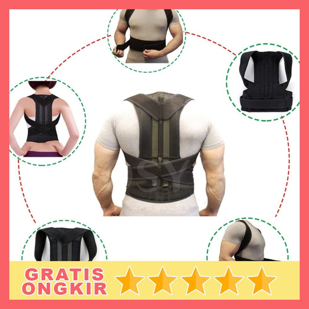 GS8 Terapi Koreksi Postur Tulang Punggung Size S M L XL Belt Magnetic Y11002 YOSYO GS8