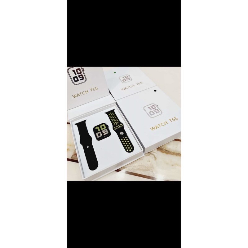 Smartwatch T500 Smartwatch T500 SWT500 COD-T55 Hitam-hijau