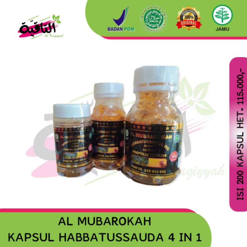 

BELI 1 GRATIS 1 AL MUBAROKAH JHP KAPSUL HABBATUSSAUDA 4IN1 | KAPSUL AL MUBAROKAH