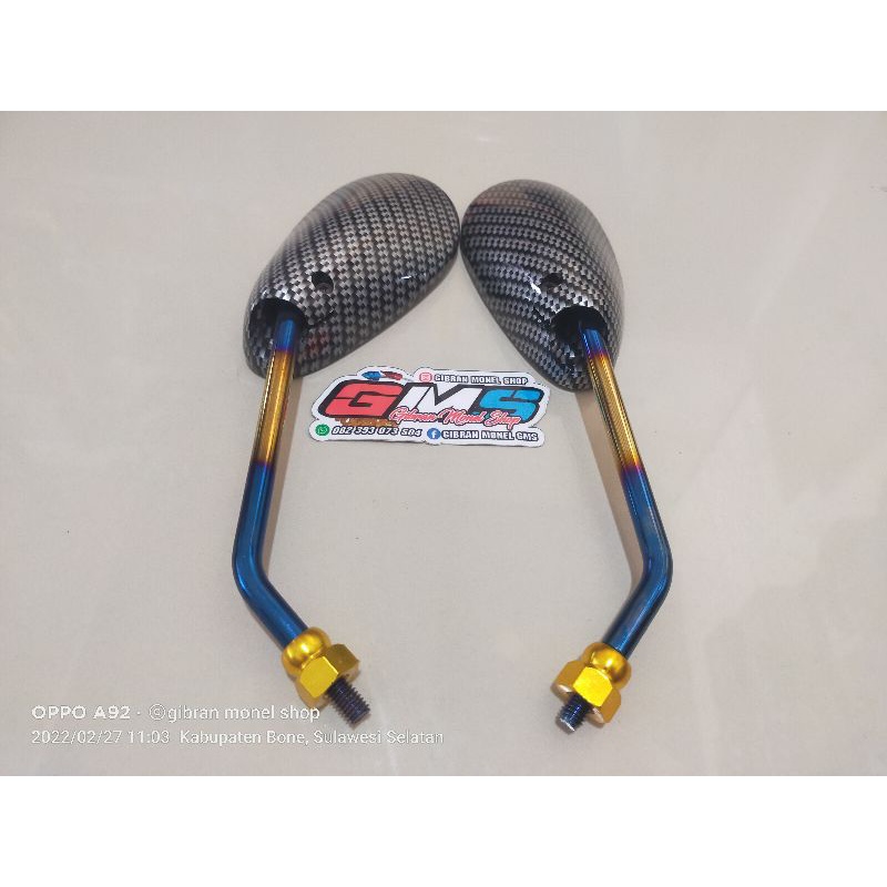 spion model standar carbon satria fu