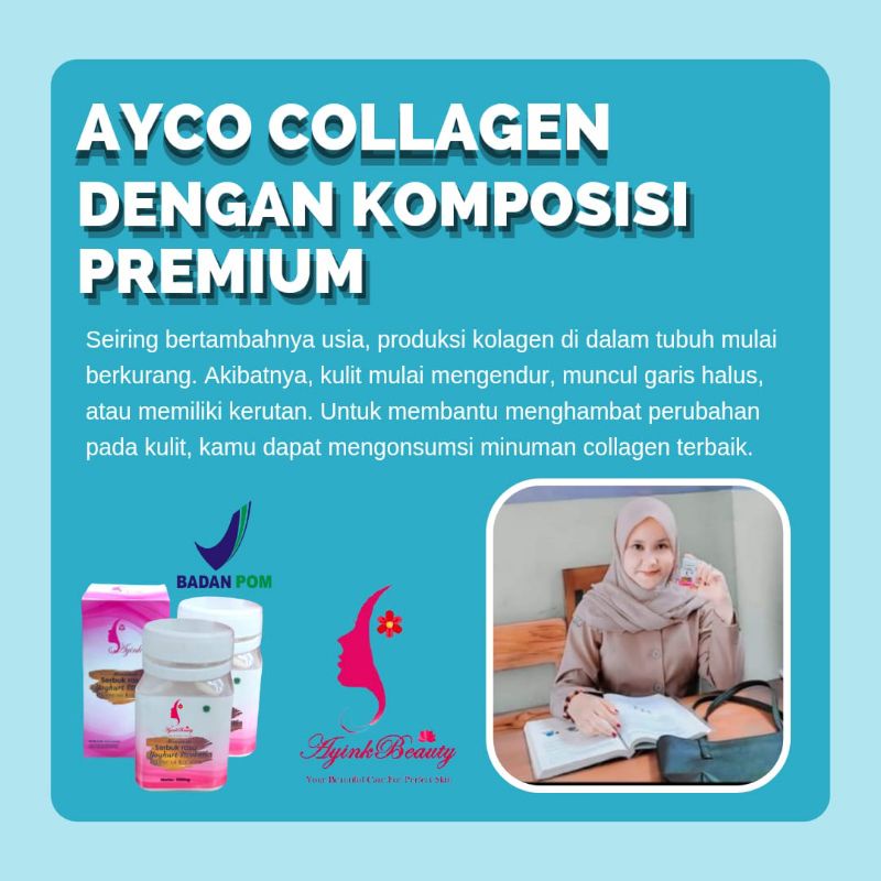 Ayink Collagen (AYCO) Original BPOM minuman collagen BPOM