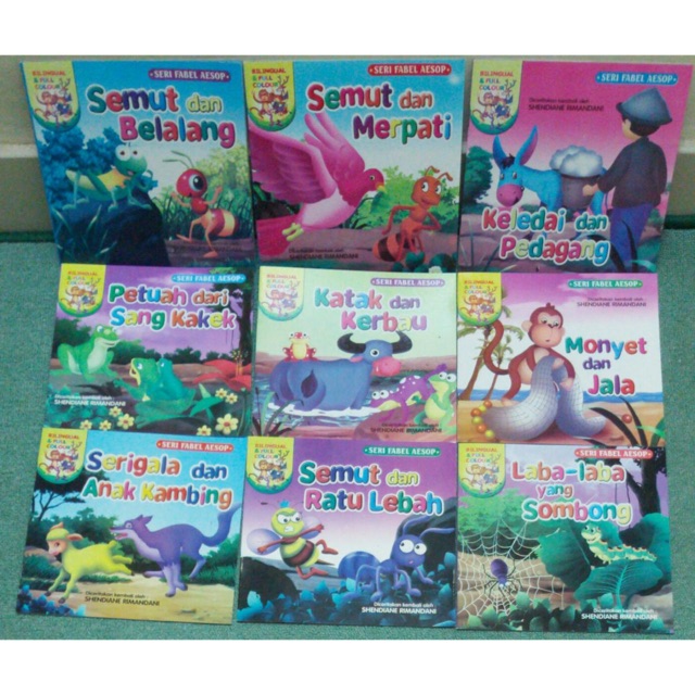 Buku cerita anak seri fabel aesop