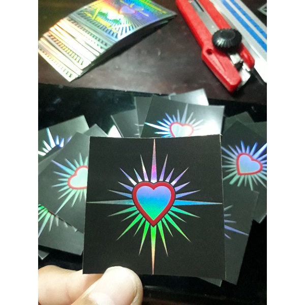 

Sticker psht hologram/ setiker Printing Lambang Logo PSHT Setia Hatii pcs