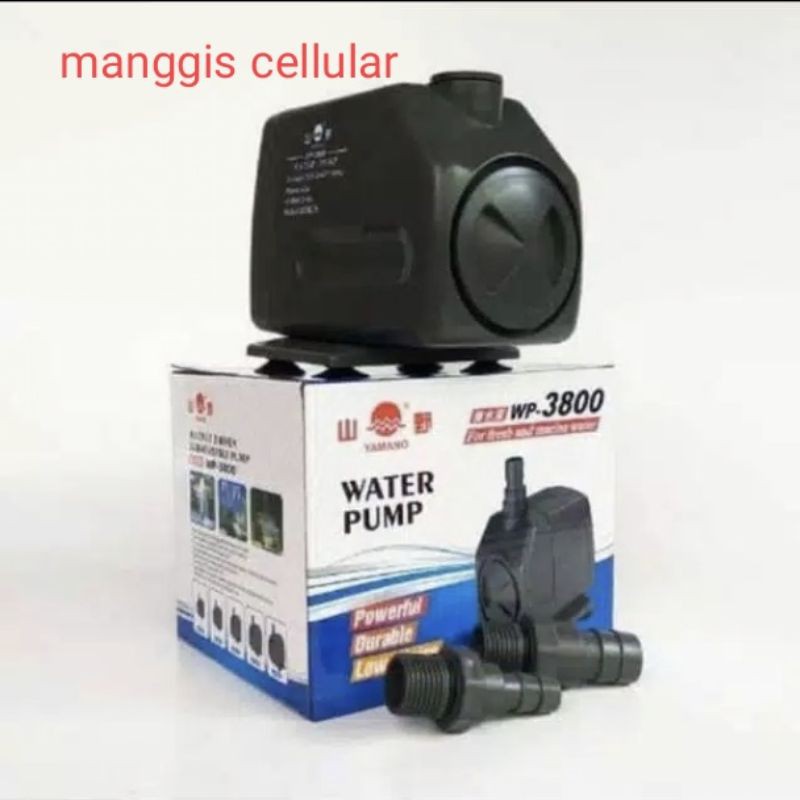 Yamano WP-3800 Pompa Celup Aquarium Kolam Ikan dan Hidroponik