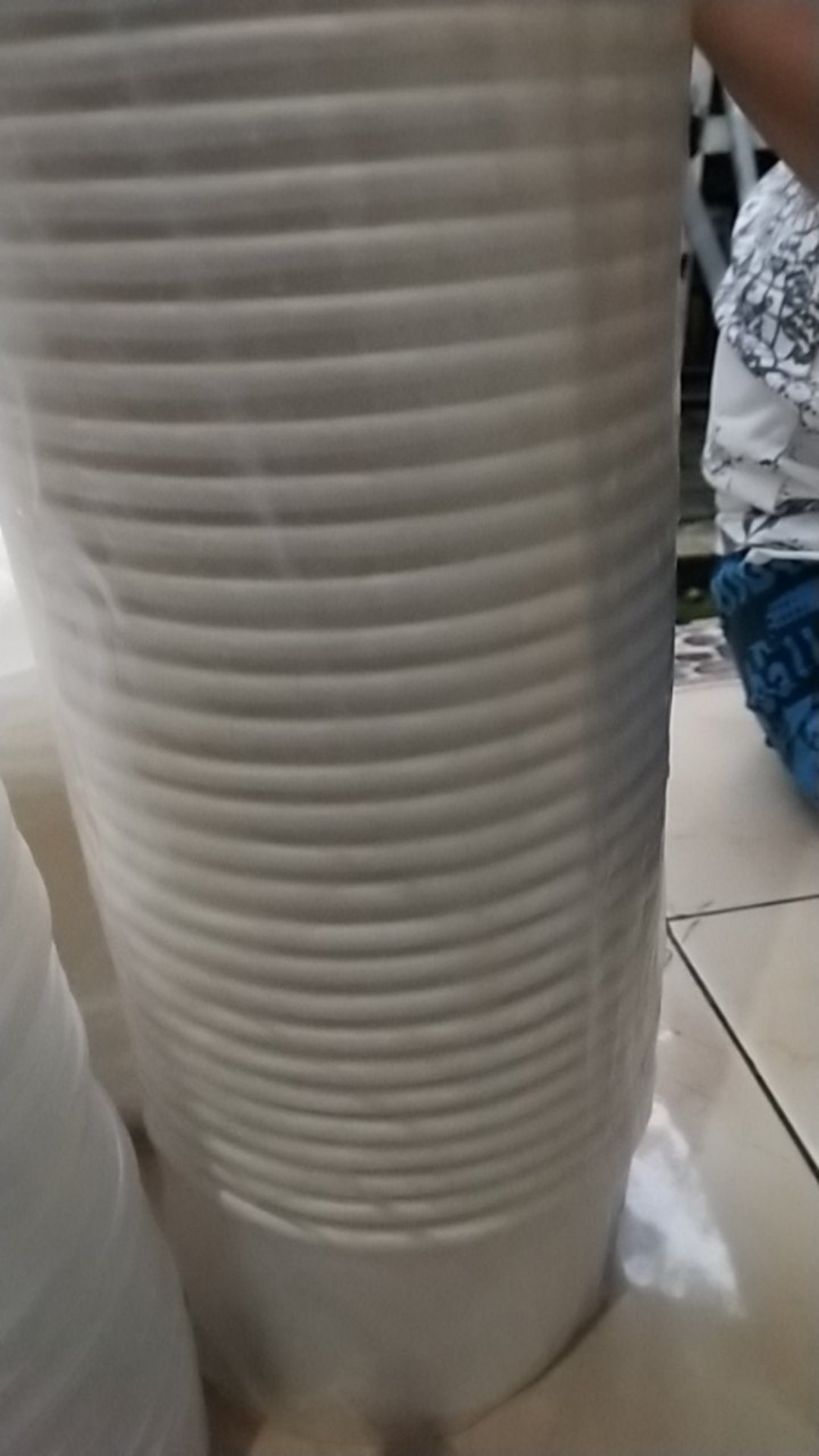 Paper Bowl 800ml + Tutup Putih / Mangkok Kertas 800ml Food Grade