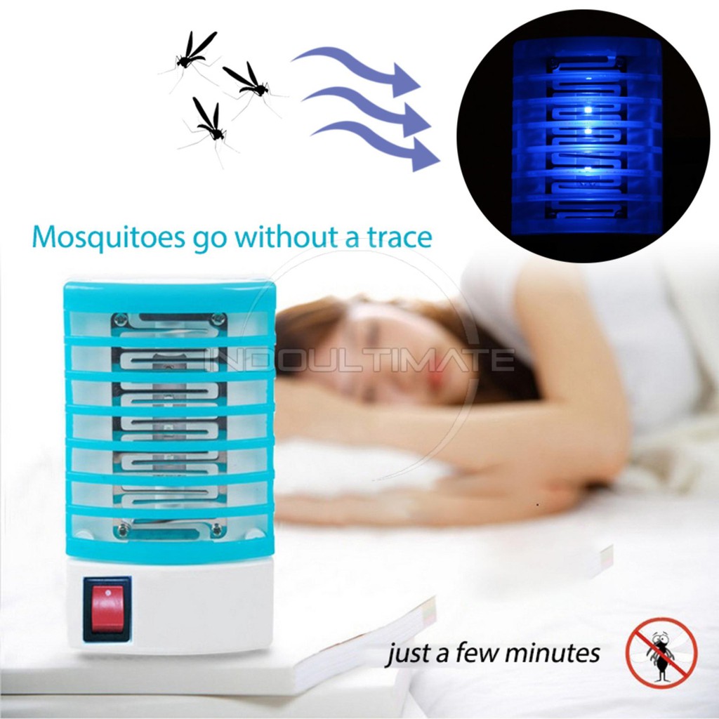 LAMPU TIDUR LED ANTI NYAMUK DAN SERANGGA / Night Lamp Plus Perangkap Nyamuk Tanpa Bahan Kimia
