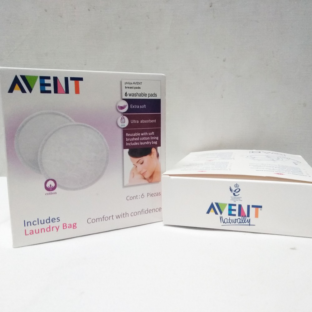 AVENT Breast Pad washable Includes Laundry Bag DIVA Bantalan Payudara Bisa Dicuci menahan rembesan ASI