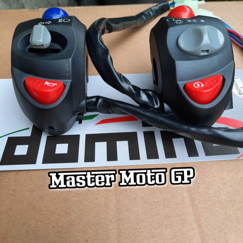 Saklar fino Domino saklar set kiri kanan Domino universal  FINO AEROX NMAX MIO SOUL GT XRIDE XEON