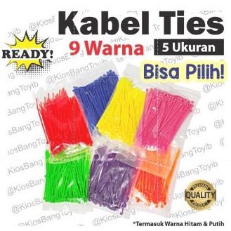 

COD Kabel Ties Warna/ Kabel Tis Warna 10cm Cable Tie 2.5x100mm