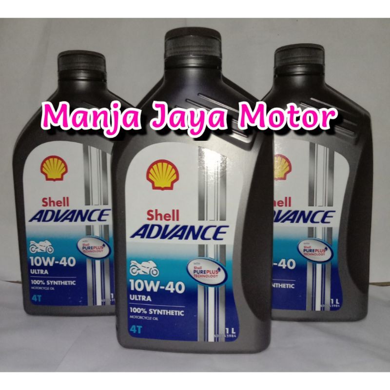 Shell ultra 1ltr SAE 10-40W full sintetic for Ninja/CB 250R/NSR 250/150/CB 150R/Jupiter MX/new/dll