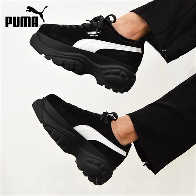 Sepatu Sneakers Desain Puma X Buffalo London Bahan Suede untuk Wanita  368499 01 02 | Shopee Indonesia