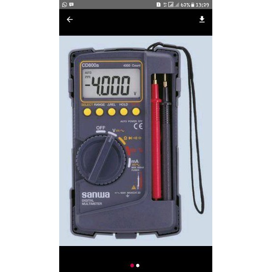 Multitester digital Sanwa CD800