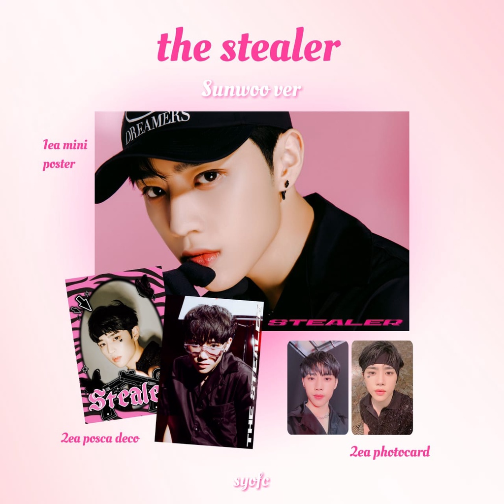 [ READY STOK ] THE BOYZ Sunwoo The Stealer Fankit Deco tbz kpop
