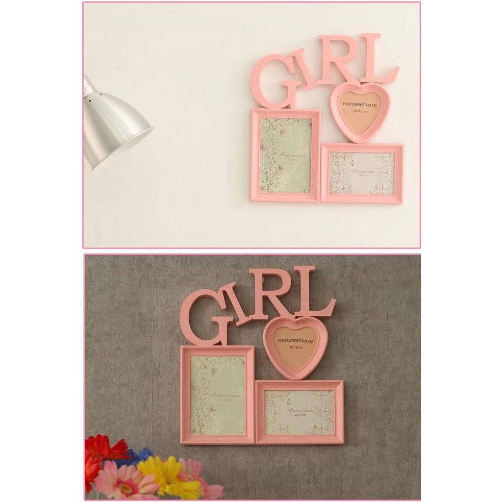 (COD) BOY &amp; GIRL PHOTO FRAME / BINGKAI FOTO BABY / FOTO FRAME BABY