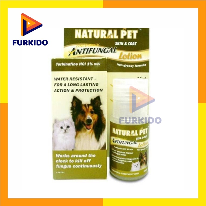 Natural Pet Skin &amp; Coat Antifungal Lotion 30 ml / Obat Jamur (NAT-189)