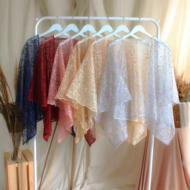 Kimono Outer Tile Pearl Cape Brukat Outer Brukat - Cape Tile