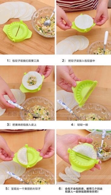 MINI CETAKAN PANGSIT DUMPLING PASTEL MOLD ALAT BANTU MEMBUAT GYOZA MAKER