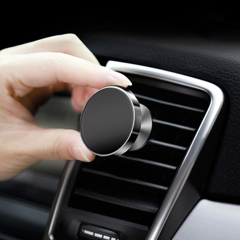 Chuker Holder Handphone Magnetik Universal Dapat Berputar 360 Derajat Untuk Ventilasi Ac Mobil