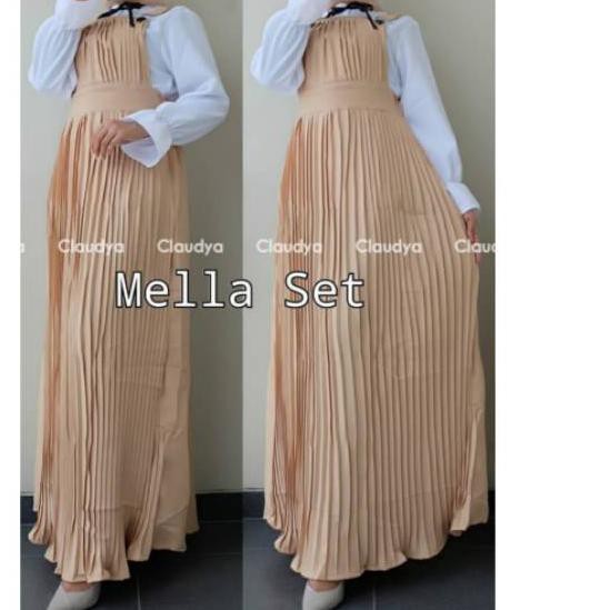 _ Spesial order ODE MELLA SET(OVERALL+INNER)/OVERALL WANITA/OVERALL DRESS/OVERALL PLISKET