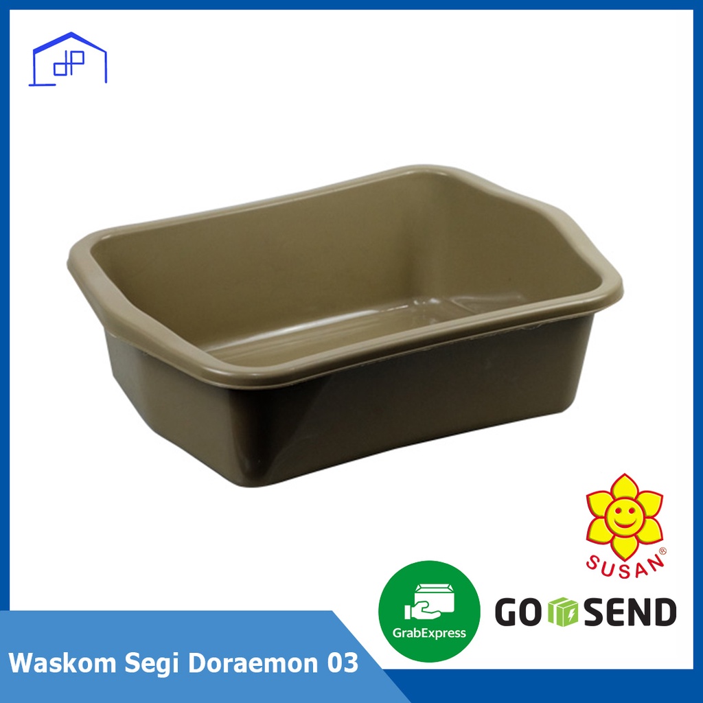 WASKOM DORAEMON 03 / BAK PASIR KUCING / LITTER BOX KUCING / TOILET KUCING / BAKI KUCING