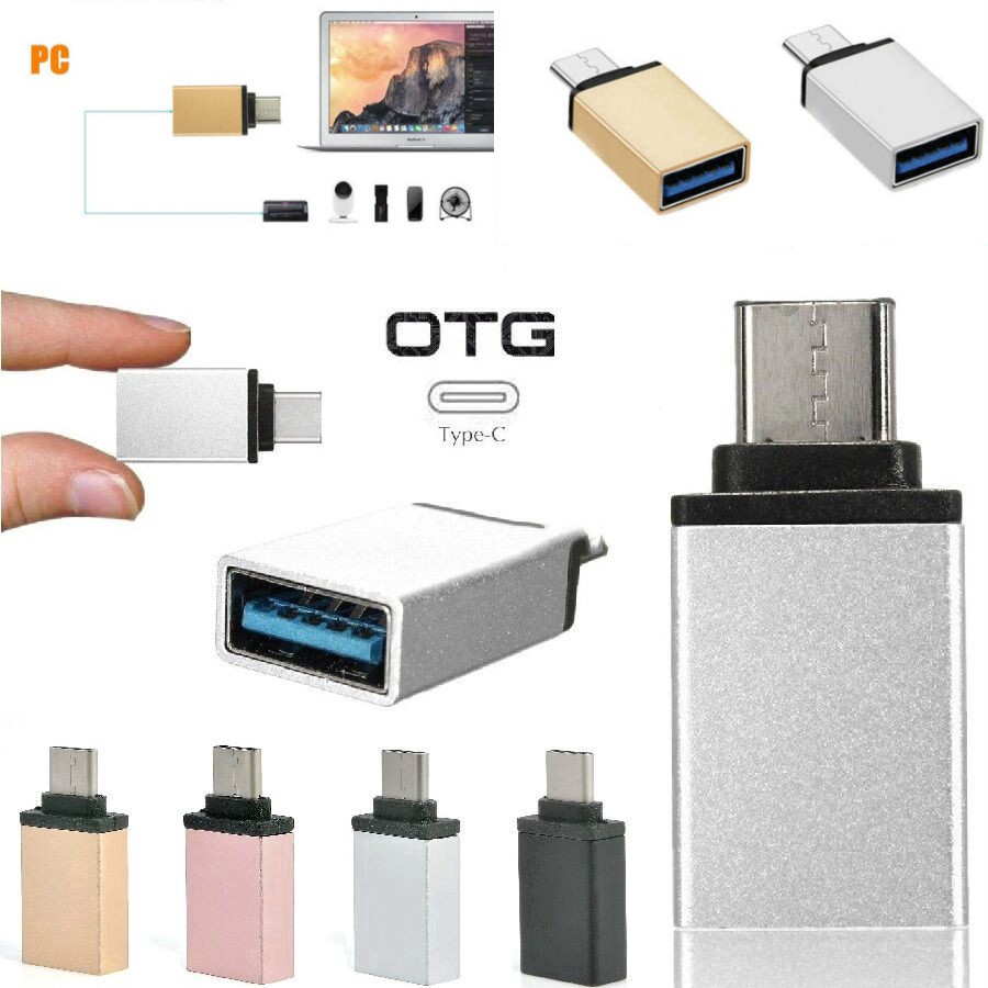 OTC | CONNECTOR TYPE-C MALE TO USB 3.1 FEMALE CENTRO / OTG TYPE-C (COLOURS)