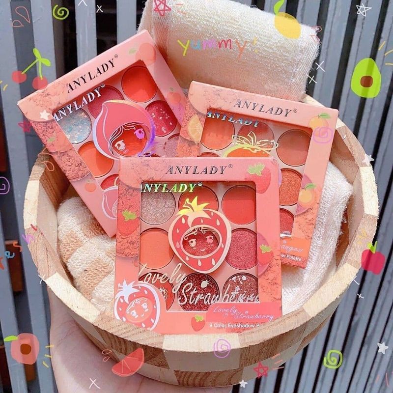 [MALANG] ORIGINAL THAILAND ANYLADY Lovely 9 Color Eyeshadow Palette