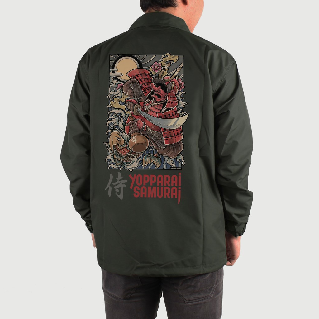 Zola Project Jaket Coach Japanese Culture Samurai Yopparai