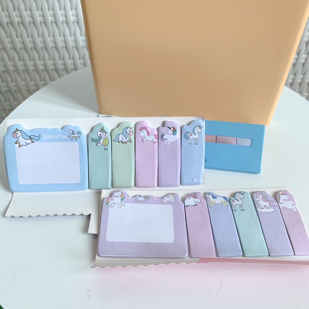 

STICKY NOTES UNICORN KERTAS MOTIF READY MURAH COD GROSIR