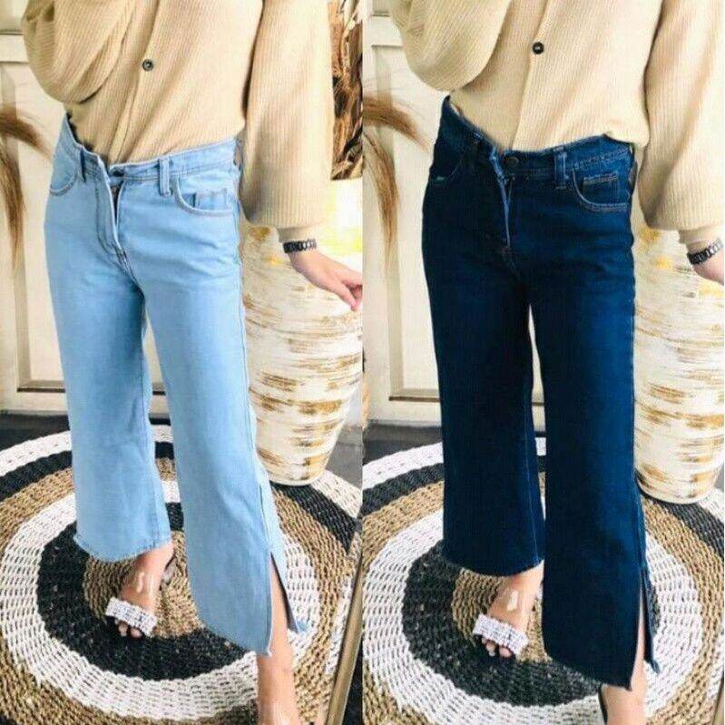 celana panjang jeans kulot eoni terbaru kekinian / celana panjang jins wanita / jeans murah / celana jeans murah berkualitas /