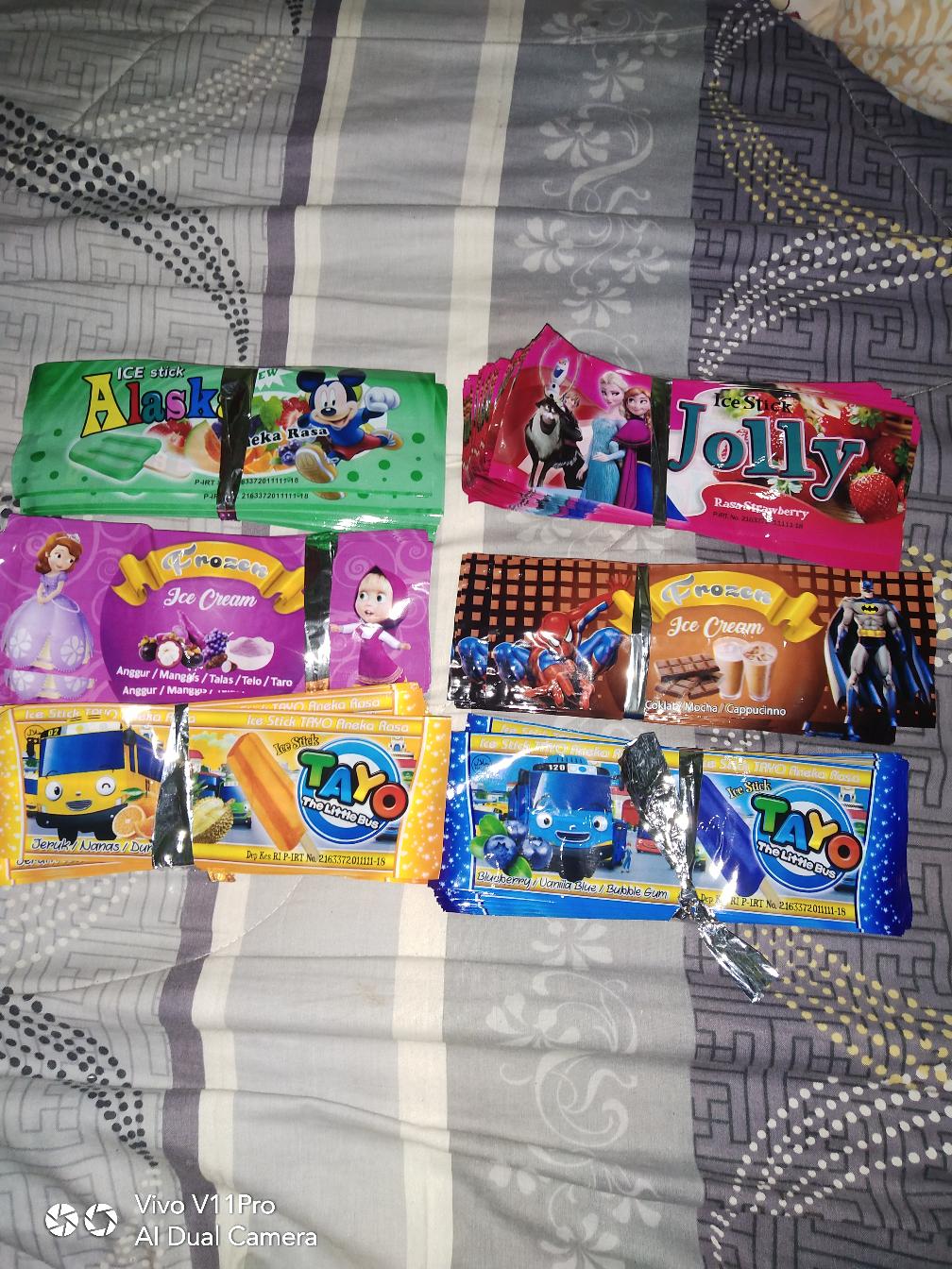 [bisa Cod] Kemasan Es Krim Alaska / Kemasan Es Loly Plastik / Plastik Es Namanya / Agen Plastik Es