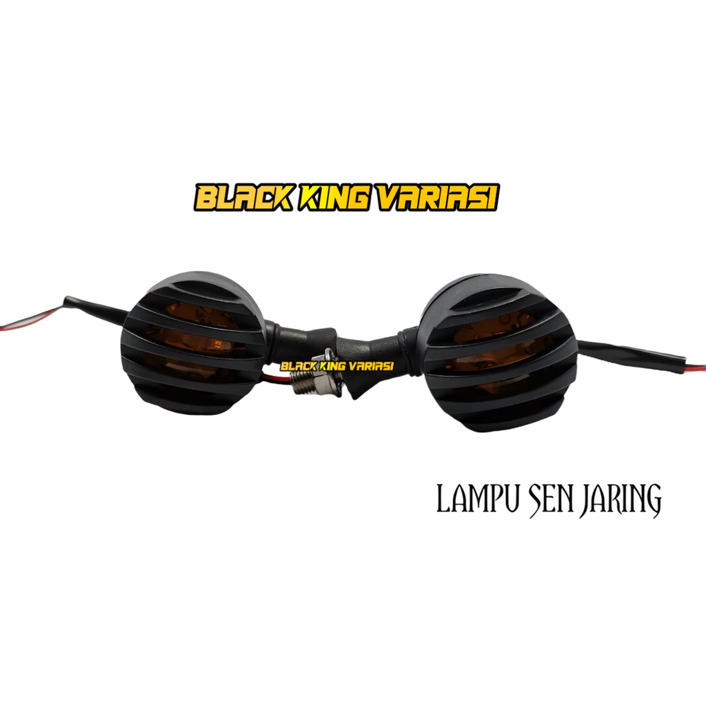 Lampu Sen Jaring Sein Reteng Tralis Gril Japstyle Lampu Sen Tralis Jaring Lampu Sen Jeep Sen Motor Universal 2 Pcs