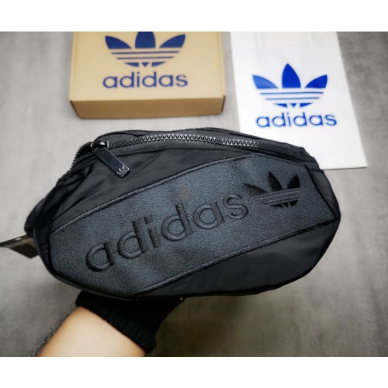 Adidas Embroidered  Waist Bag FullSet Free Box  N Paperbag!!!