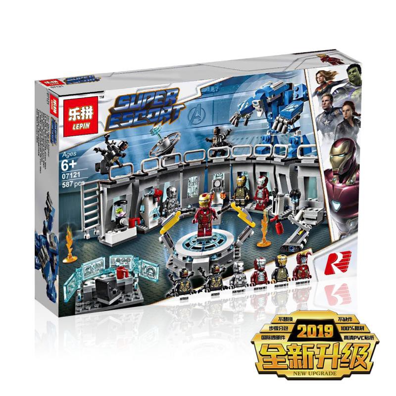 Lepin 07121 - Iron Man Hall Of Armor - Super Heroes