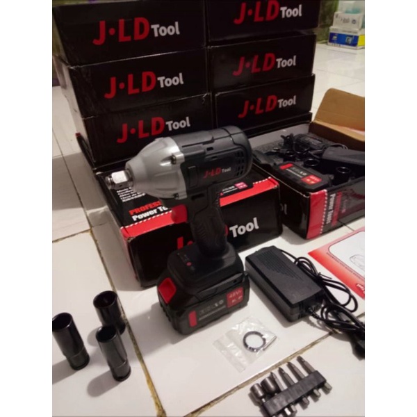 JLD 48S CORDLESS IMPACT WRENCH 48V BOR BUKA BAUD KUNCI 48 VOLT