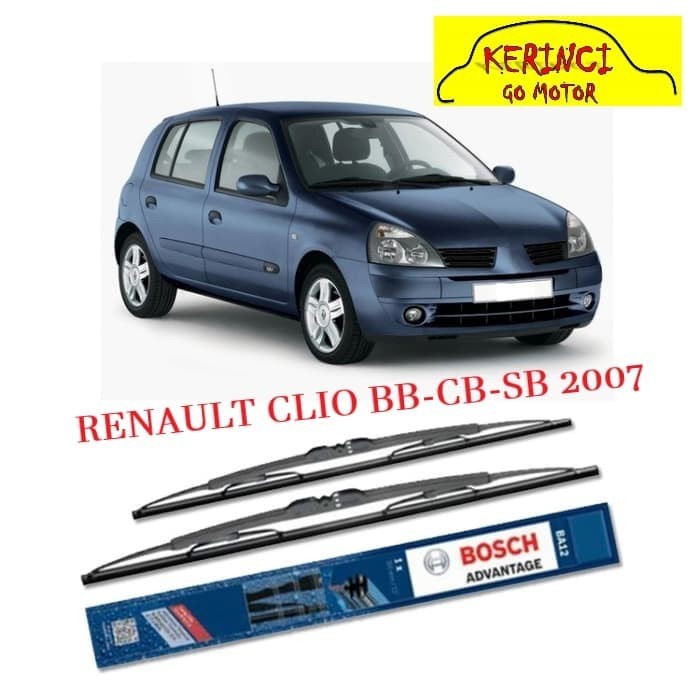 WIPER BOSCH RENAULT CLIO BB-CB-SB 2007 ADVANTAGE 21&quot; &amp; 21&quot; SEPASANG