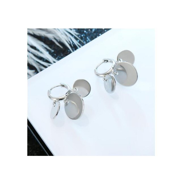 LRC Anting Tusuk Fashion Circle Geometric Earrings D46087