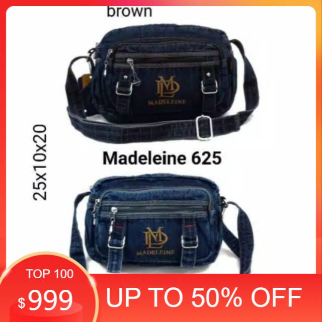 Tas selempang wanita # Tas selempang jeans madeline # Tas Madeline terbaru #
