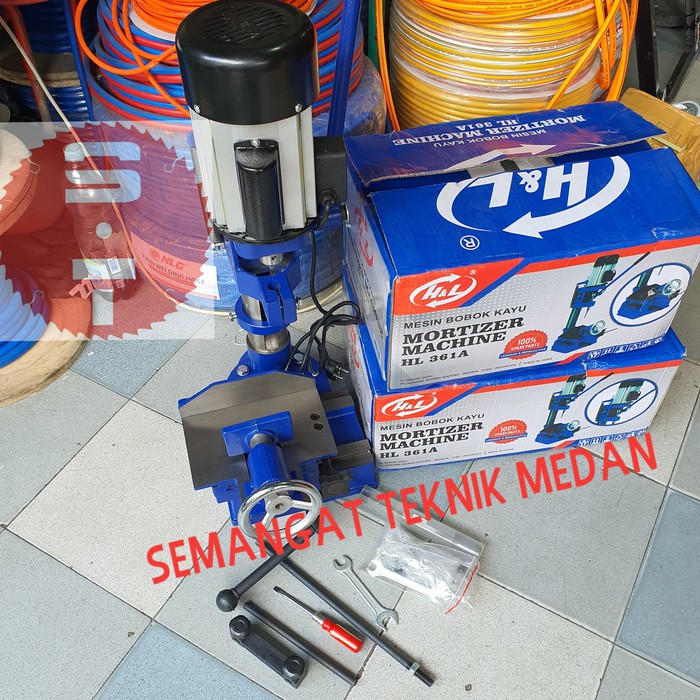 HL361A MESIN BOR BOBOK KAYU DUDUK TATAH PETAK CHISEL H&L HL MK 361 A