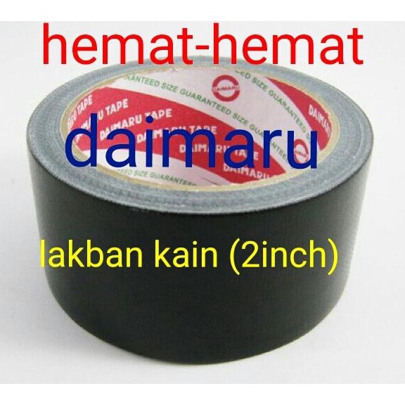 

Promo Awal tahun lakban kain daimaru hitam 48mm x 12m (2inch) Promo Awal tahun