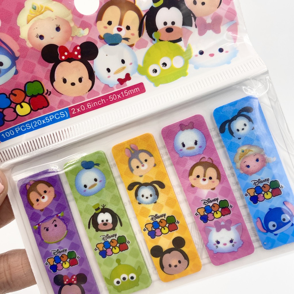 STICKY NOTE  HOLOGRAM 1 SET 100PCS-STICKY TSUM TSUM