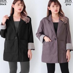 BLAZER WANITA JUMBO BIG SIZE LD 120cm XXL XXXL KASUAL 2025 BAJU BLAZER KERJA KANTOR FORMAL PESTA CEW