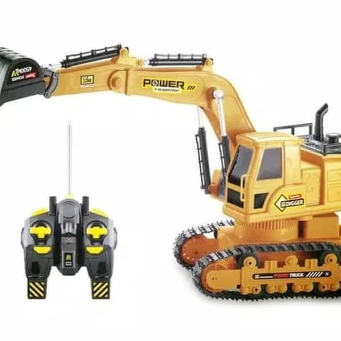 M155 Mainan Truk Excavator Remote Control RC Digger Truk keruk