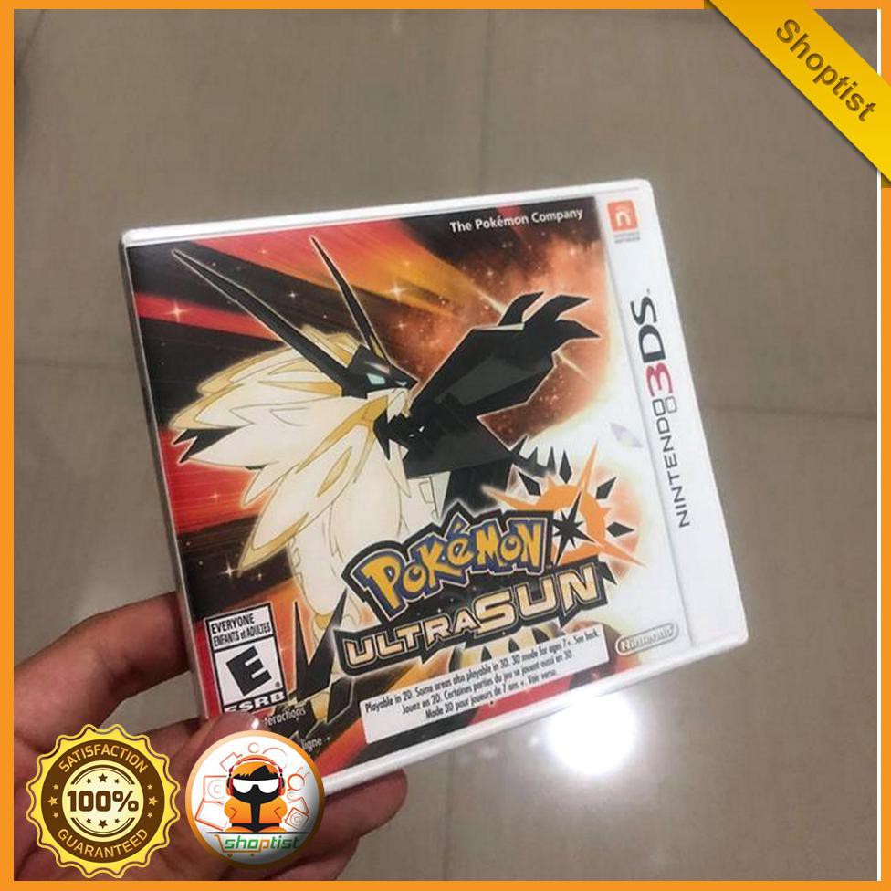 Kaset Nintendo 3Ds Pokemon Ultra Sun New Segel Reg Us Langkah SPTB125