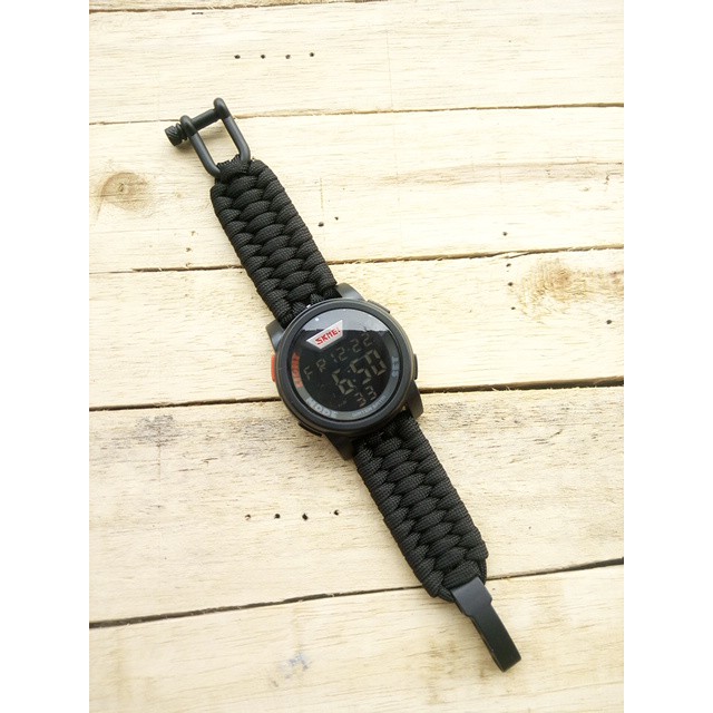 Jam Tangan Outdoor Skmei Strap Paracord 4mm 550 Thomgear Paiton Probolinggo