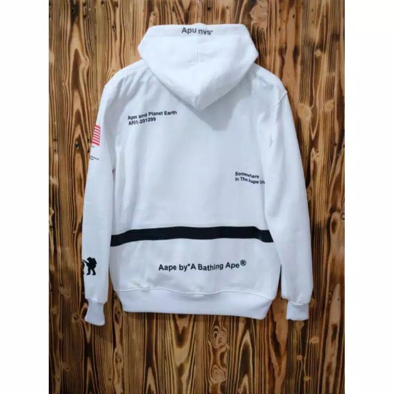 Sweater NASA Ape Hoodie Nasa Pria